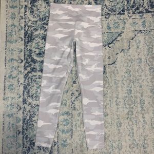 white cameo ATHLETA leggings
